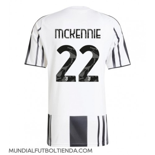 Camiseta Juventus Weston McKennie #22 Primera Equipación Replica 2025-26 mangas cortas